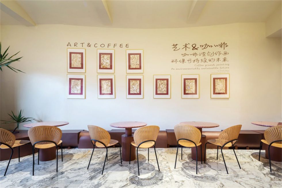 深圳簡約風(fēng)格素食館裝修設(shè)計咖啡廳