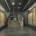 階梯式過(guò)道博物館藝術(shù)展玻璃溫度恒溫展柜效果圖