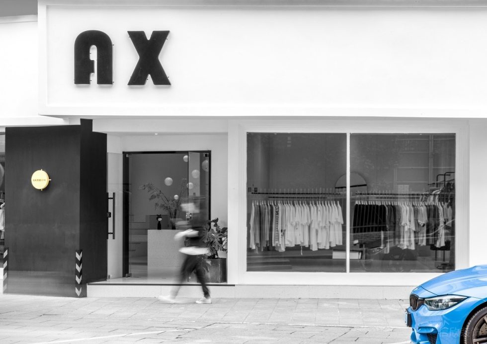 深圳市龍崗區(qū)橫崗現(xiàn)代風(fēng)女裝店pin Xi「暗香 女裝」裝修設(shè)計(jì)門(mén)面外觀