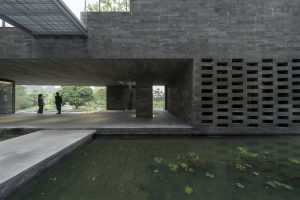 原生態(tài)雅致茶院暗系池塘外景設(shè)計裝修